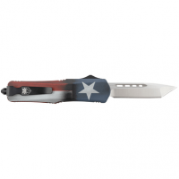 CobraTec Knives MCTXFS3TNS FS-3 Texas Flag Medium 3" OTF Knife