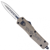 CobraTec Knives MWTPFS3DAGNS We The People Medium 3" OTF Knife