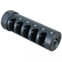 American Precision Arms G3F5838N Gen 3 Fat Bastard Self Timing Brake Black Nitride Stainless Steel with 5/8"-24 tpi Threads, 3.50" OAL & 1.10" Diameter for 338 Cal Rifle