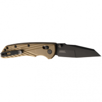 Hogue Deka 3.25" Folding Wharncliffe Plain Black Cerakote Knife