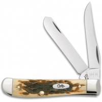 Case 00013 Mini Trapper 2.70"/2.75" Folding Clip Point/Spey Plain Mirror Polished Knife