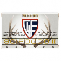 Fiocchi A3006SCA Extrema 30-06 Springfield 165 gr Swift Scirocco II Boat-Tail Spitzer 20 Bx/ 10 Cs