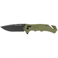 Real Avid AVRAV4 RAV-4 3.25" Folding Drop Point Knife