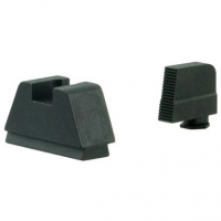 AmeriGlo GL506 Tall Suppressor Height Sight 3XL Black Front & Rear Black Frame for Most Glock Gen1-5 (Except for 42,43)