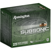 Remington Rimfire Ammunition 21249 Subsonic 22 LR 40 gr Hollow Point 225 Per Box