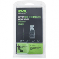 Meprolight USA 1316153101 Mepro Tru-Dot AR15/M16/M4 Sights Self-Illuminated Fixed Green Tritium Front with Black Frame for AR-15