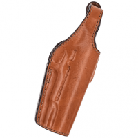 Bianchi 17632 19L Thumbsnap Belt Holster Size 19 Open Bottom Style made of Leather with Tan Finish & Belt Loop Mount Type fits Ruger SR1911 & Springfield 1911-A1 for Right Hand