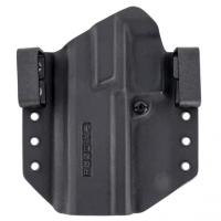 Comp-Tac C708SS183RBKN Warrior OWB Black Kydex Belt Loop Fits Sig P320X Five Right Hand