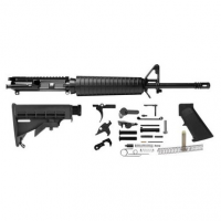 Del-Ton Inc RKT104 Heavy Mid-Length Rifle Kit 5.56x45mm NATO 16" Chrome Moly Vanadium Barrel 7075-T6 Anodized Aluminum Rec with A2 Flash Hider