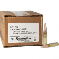 Remington Ammunition UMC Mega Pack 300 Blackout 220 gr Open Tip Flat Base 200 Per Box