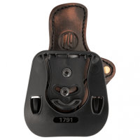 1791 Gunleather ORPDH24SVTGR Paddle Holster Optic Ready OWB Size 2.4S Vintage Leather Paddle Fits FN 509/H&K VP9SK Right Hand