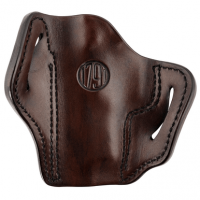 1791 Gunleather ORBH23SBRR BH2.3 Optic Ready OWB Size 2.3 Signature Brown Leather Belt Slide Compatible w/Glock 17/20/21/22/31/34/35/40/41/S&W M&P Shield Right Hand