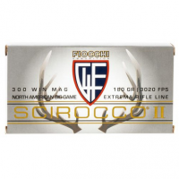 Fiocchi 300WMSCA Extrema 300 Win Mag 180 gr Swift Scirocco II Boat-Tail Spitzer 20 Bx/ 10 Cs