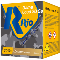 Rio Ammunition RC2075 Game Load 20 Gauge 2.75" 1 oz 7.5 Shot 25 Per Box