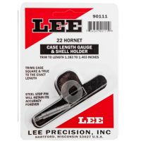 Lee Precision Case Length Gauge & Shell Holder, 22 Hornet - 90111