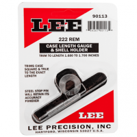 Lee Precision 222 Remington Case Length Gauge & Shell Holder - 90113