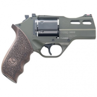 Chiappa Firearms CF340285 Rhino 30SAR SAO 357 Mag 6rd 3" Blued Cylinder OD Green Steel Barrel OD Green Cerakote Aluminum Frame with Walnut Grip