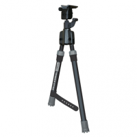 Primos 65825 Trigger Stick Bipod made of Steel with Black & Gray Finish, QD Swivel Stud Attachment Mount Type & Short Height (Clam Package)