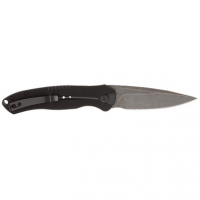 CobraTec Diablo Folding Knife with 3.50" Black Stonewashed D2 Steel Blade - BLKDIABLOAUTO