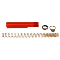 LBE Unlimited MILBUFKT-RED Mil-Spec Buffer Tube Kit 6 Position AR-15 Red