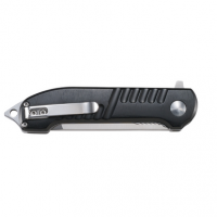 CRKT Razel GT 3.02" Folding Chisel Knife with Satin 8Cr13MoV Stainless Steel Blade and Black Aluminum Handle - 4031