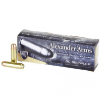 ALEXANDER ARMS LLC AB350RSBOX OEM 50 Beowulf 350 gr Polymer Tip 20 Bx/ 10 Cs