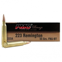 PMC Bronze Battle Pack 223 Rem 55 gr Full Metal Jacket Boat Tail Ammunition - 223ABP