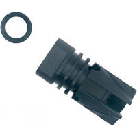 LBE Unlimited  Flash Hider 5.56mm (223 Cal) Black 1/2"-28 tpi Threads, Crush Washer - ARFH-REV REV