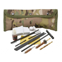 KleenBore Modular Cleaning Kit Multi-Caliber Handgun/Rifle Bronze/Nylon Bristles Nylon Multi-Cam Case - POU303MC