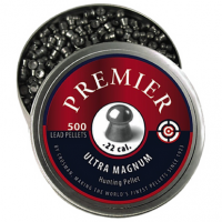 Crosman Premier Ultra Magnum .22 Lead Domed Pellet - 500 per Tin - LDP22