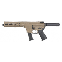 LWRC IC-9 9mm Luger 33+1 8.50" Black Nitride Steel Barrel, 6" M-LOK Handguard, Flat Dark Earth Cerakote Aluminum Integrated Rail Base Receiver, Black Synthetic Pistol Tube - ICP9CK8