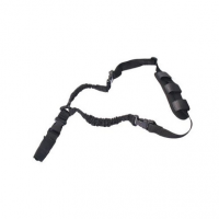 Rukx Gear ATICT1PSB Tactical Bungee Sling Single Point Sling Black