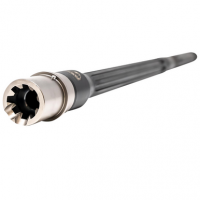 Faxon Firearms Match Series .308 Win 20" Heavy Fluted Target Crown Barrel, QPQ Black Nitride 416R Stainless Steel, Fits AR-10 - 10B810R20FHQ5RNP3