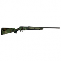 Mauser M18 7mm Rem Mag - 4+1, 24.40" Threaded Cold Hammer Forged Barrel & Receiver, Burnished Black Finish, USMC Camo Synthetic Stock with Removable Recoil Pad, Soft Grip Inlays, Three-Position Safety - M18USMC7MT