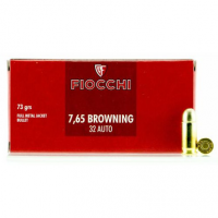 Fiocchi Training Dynamics 32 ACP 73 gr Full Metal Jacket FMJ