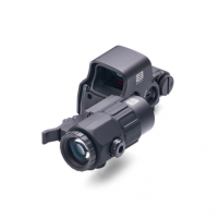 Eotech HHS V EXPS & G45 Magnifier Matte Black 1x/5x 1.20" x 0.85" 4 x 1 MOA Red Dots/68 MOA Ring