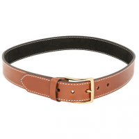 DeSantis Gunhide Plain Lined Tan Leather Belt - Size 34", 1.50" Wide, Buckle Closure - B12TL34Z0