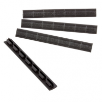 Ergo WedgeLok Slot Cover - Black Rubber, 4 Slot, Low Profile, Aggressive Texture, 4 Pack - 4332BK