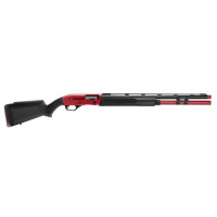 Stevens 57786 Renegauge Competition 12 Gauge 24" 9+1 3" Red Cerakote Rec Matte Black Monte Carlo with Adjustable Comb Stock Right Hand (Full Size)