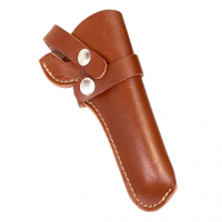 Hunter Company 1100-10 Belt OWB Size 10 Chestnut Tan Leather Belt Loop Fits SA/DA Revolver Fits 6" Barrel Right Hand Compatible w/ Hunter Buscadero/Straight Cartridge Belts