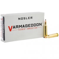 Nosler Varmageddon 22-250 Rem 55 gr Flat Base Tipped - 65155