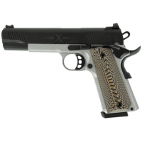 SDS Imports 10100803 1911 D10 FO 10mm 8+1 5" Black Cerakote Stainless Steel Slide Tan/black G10 Grip