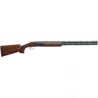 Rizzini USA 3602-1230AC BR240 12 Gauge 30" Nickel Chrome Steel Receiver Engraved Grade 2.5 Turkish Walnut Wood Stock