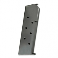 Kimber 1000133A 8rd Full Length 45 ACP 1911 Silver Stainless Steel Magazine