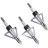 Allen Impact Fixed Blade Broadhead Arrow Tips, 3 Pack - 14635