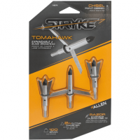 Allen Tomahawk Expandable Broadhead Arrow Tips, 3 Pack - 14674