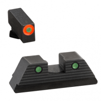 AmeriGlo Trooper Sight Set for Glock, Glock Gen 1-4 10mm/.45/.357/Glock MOS. - GL817