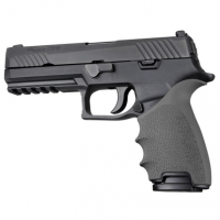 Hogue Handall Beavertail Grip Sleeve, Slate Gray Rubber Sig Sauer P320 - 17602