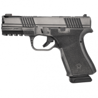 Black Rain Ordnance Frontline Pistol, Gun Metal Grey Battleworn 15+1rd 4" Barrel 9mm Luger - FLP9MMGMGB