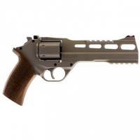 Chiappa Firearms CF340249 Rhino 60SAR *CA Compliant 357 Mag 6rd 6" Nickel-Plated Steel Barrel & Cylinder Nickel-Plated Aluminum Frame with Walnut Grip